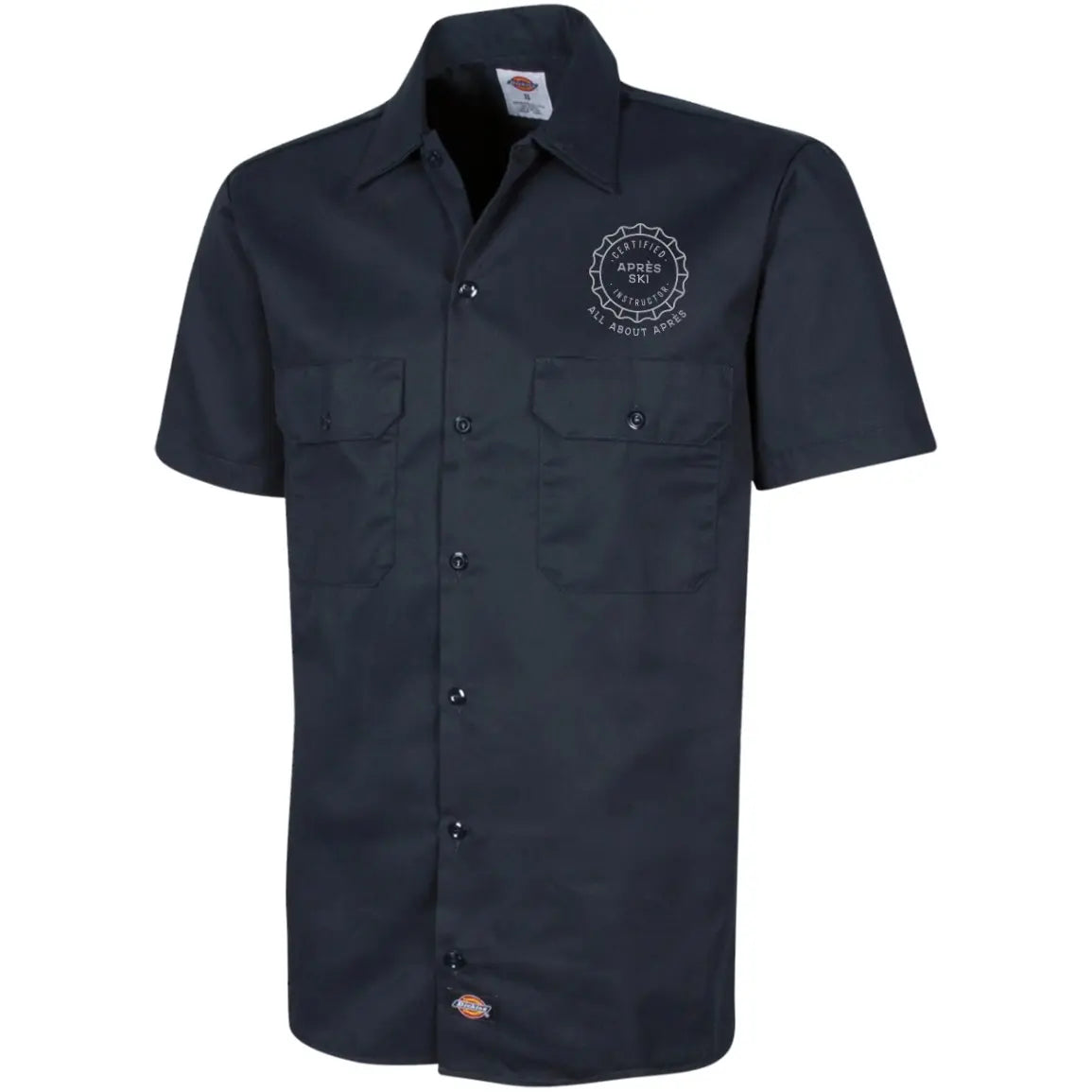 Certified Après Ski Instructor Short Sleeve Workshirt - All About Apres Ski