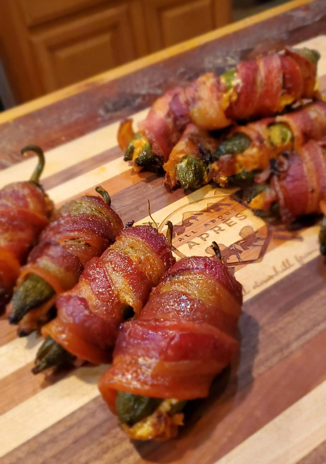 Après-Ski Food | Candied Bacon Wrapped Jalapeno Poppers - All About Apres Ski