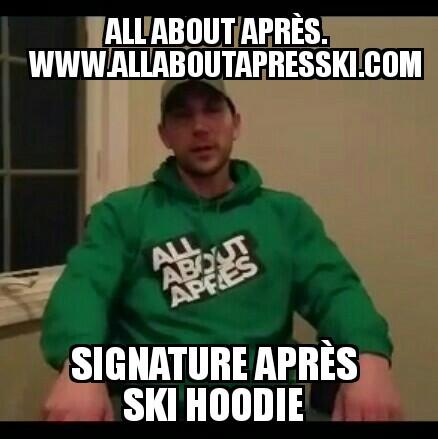 Feature Friday: All About Après Signature Après Ski Hoodie