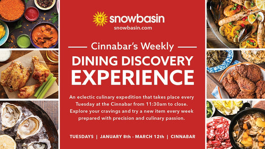 Snowbasin Appeals to All Mountain Riding Foodies With Their New Dining Discoveries Event - All About Apres Ski