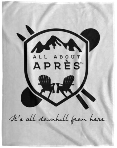 All About Après Plush Fleece Blanket - 60x80 - All About Apres Ski