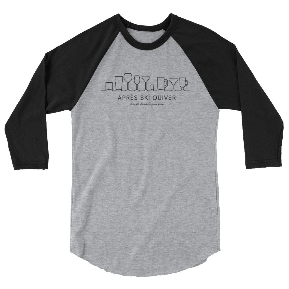 Après-Ski Quiver: Long Sleeve Raglan T-Shirt - All About Apres Ski