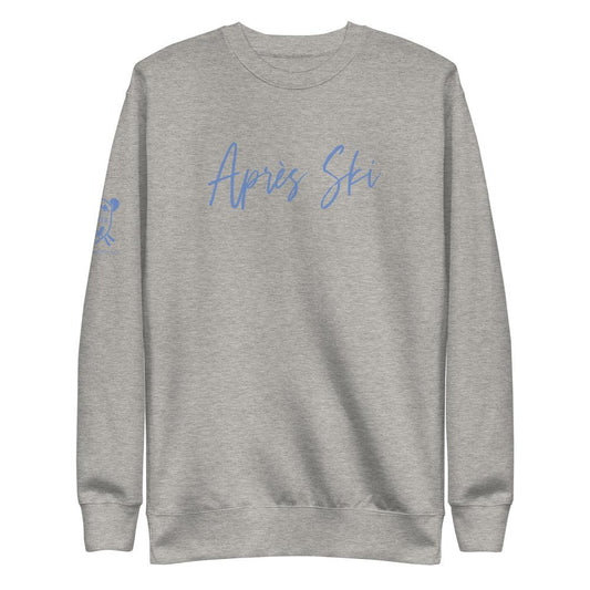 Après Ski Unisex Fleece Pullover - Soft Blue - All About Apres Ski