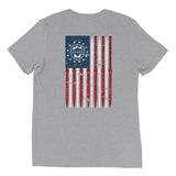 Distressed American Flag Après Ski T-Shirt - All About Apres Ski