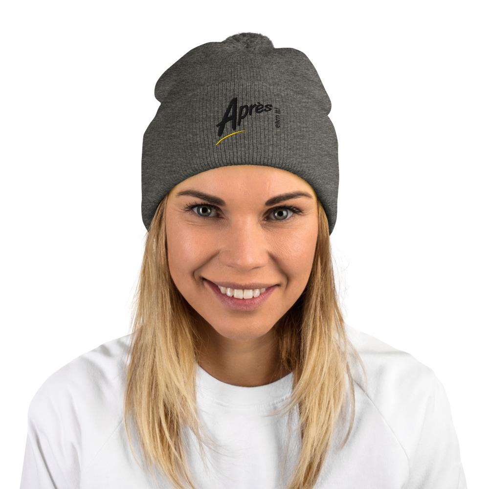 Earn Your Après Pom-Pom Ski Beanie - All About Apres Ski