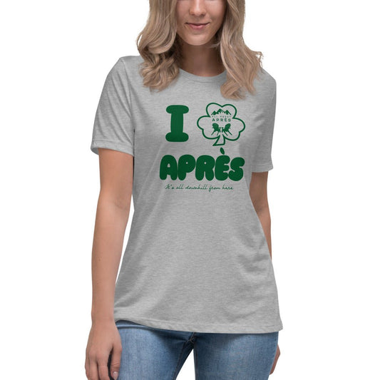 I Love Après St. Patrick's Day Women's T-shirt - All About Apres Ski