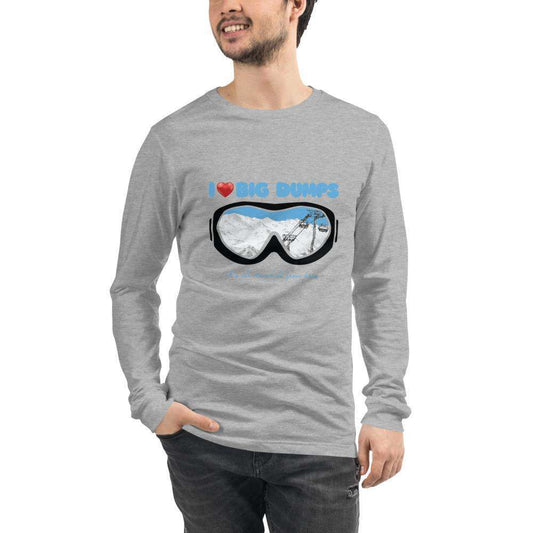 I Love Big Dumps Long Sleeve Skiing T-shirt - All About Apres Ski