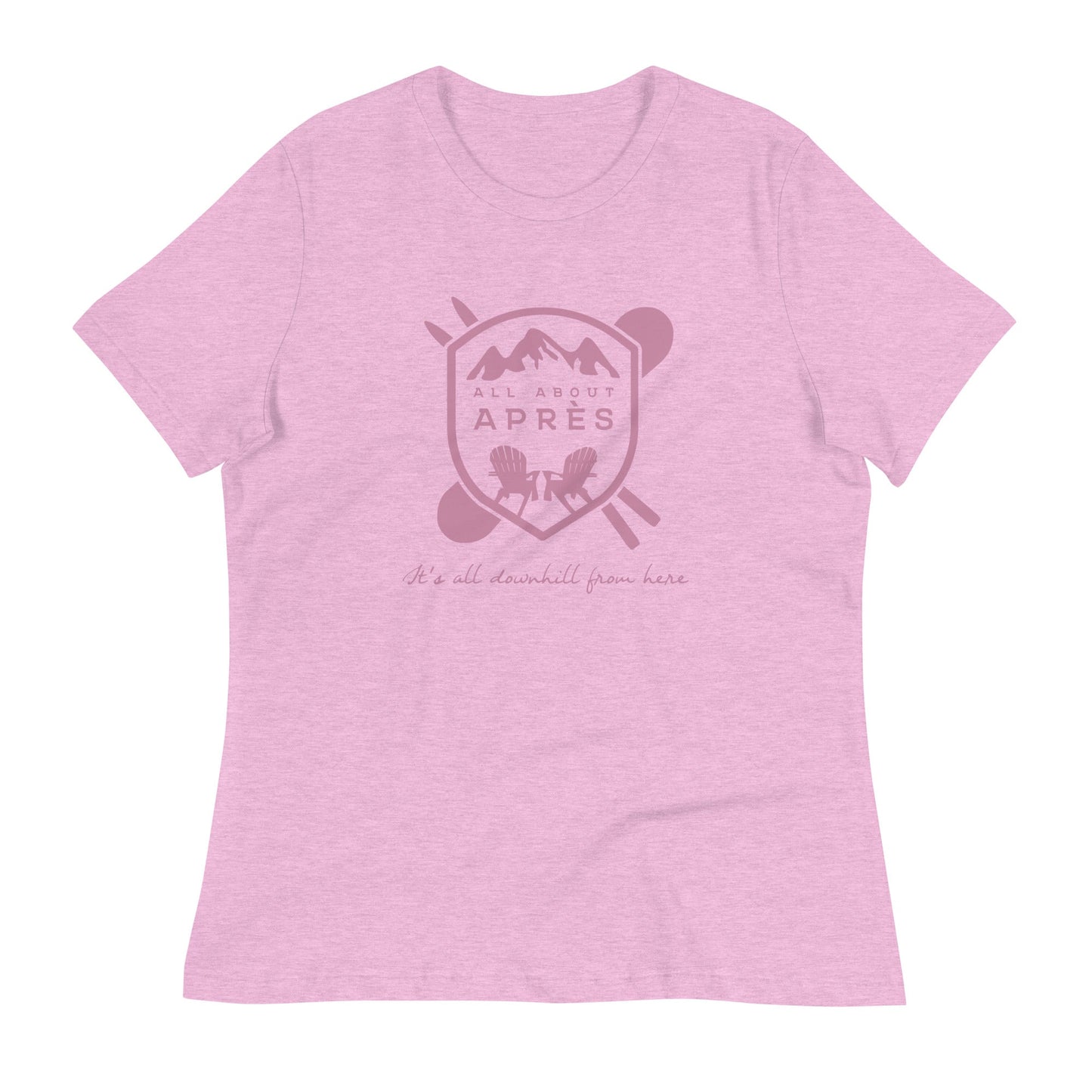 Women's Relaxed All About Après Sk Logoi T-Shirt - All About Apres Ski