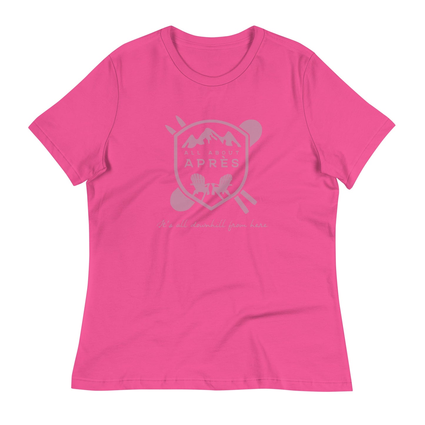 Women's Relaxed All About Après Sk Logoi T-Shirt - All About Apres Ski