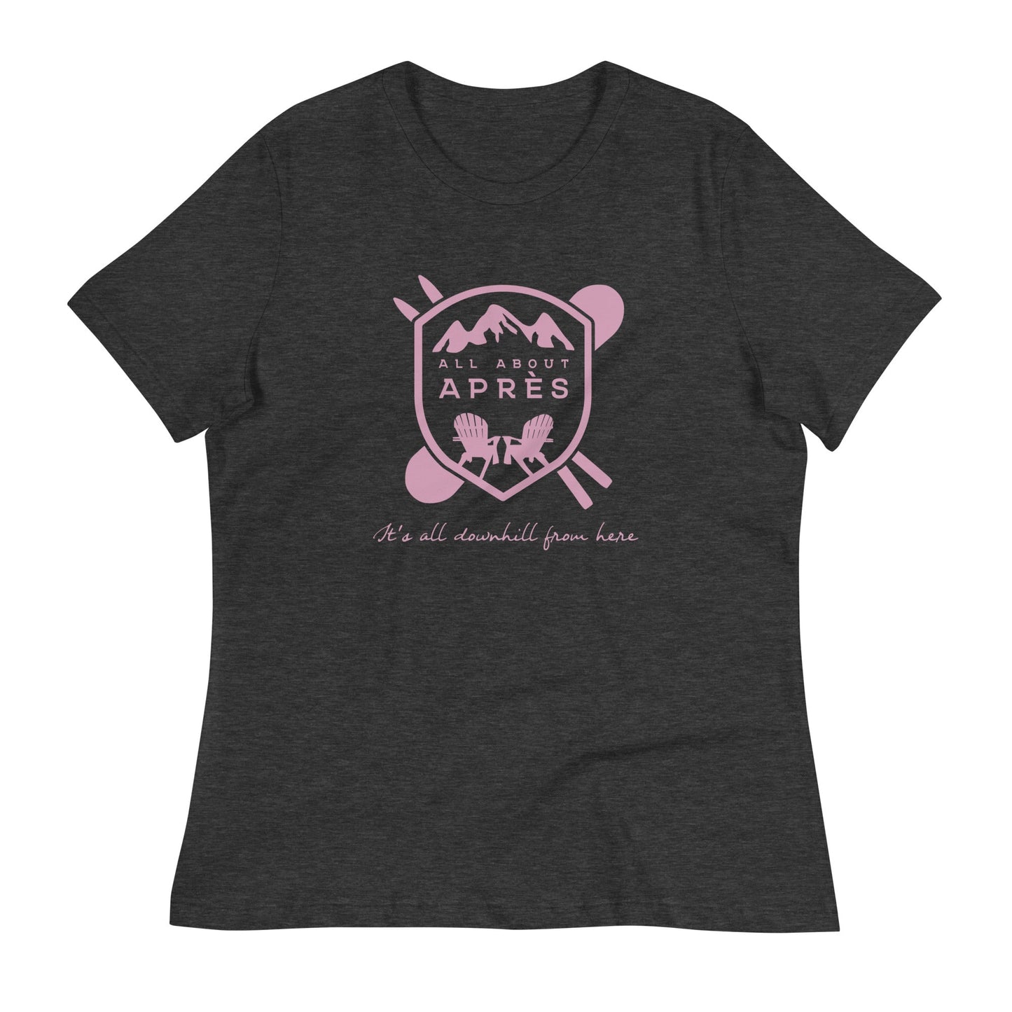 Women's Relaxed All About Après Sk Logoi T-Shirt - All About Apres Ski